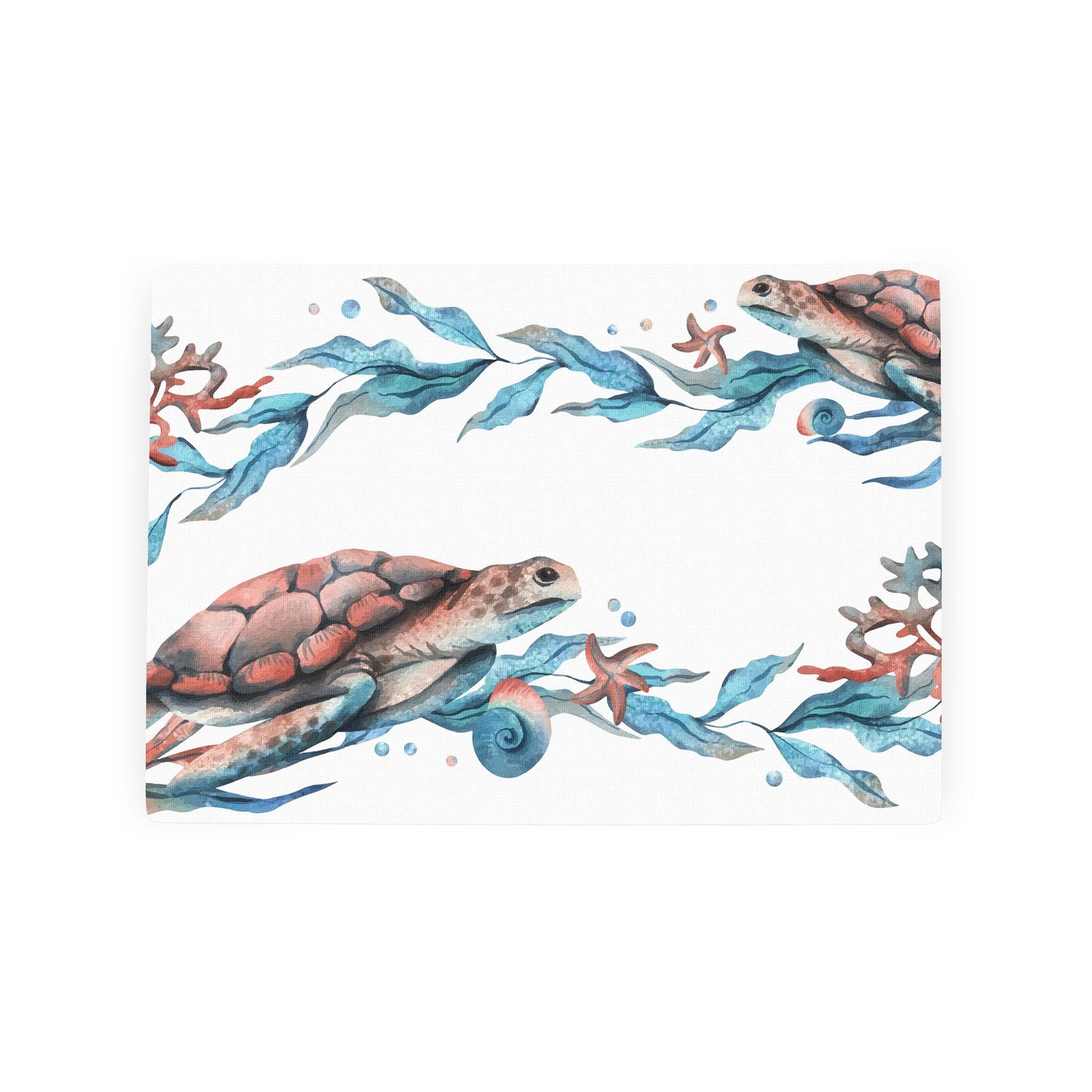 Sea Turtle Small Glass Worktop Protector - Marine/Sea Life Chopping Board