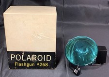 Vintage POLAROID FLASHGUN 268 w/ Box Bulb Attachment for Land Cameras -Untested