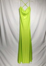B. Darlin Womens Evening Dress Strappy Back Juniors Size 7/8 Lime Green NWT