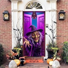 Horror Halloween Door Banner Decor 6.6ft x 3ft