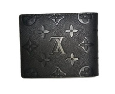 Louis Vuitton Eclipse LV Monogram Black Leather Bifold Wallet