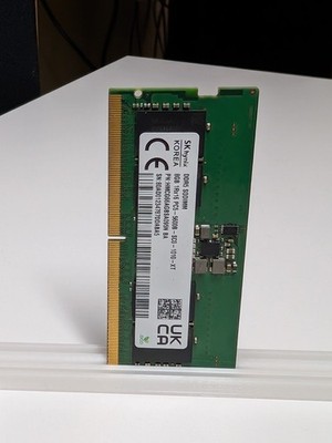 SK Hynix 8GB 1Rx16 DDR5 SO-DIMM 5600 CL46 Laptop Memory