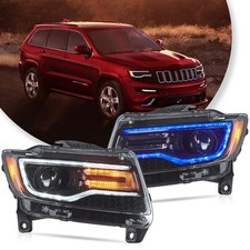 VLAND LED Projector Headlights For 2011-2013 Jeep Grand Cherokee W/Sequential