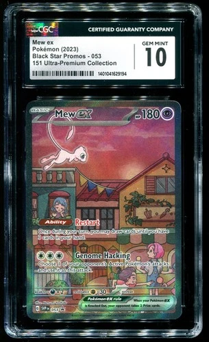 CGC 10 Mew ex 151 Ultra Premium Collection Promo 2023 Pokemon Card #053