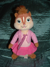 ALVIN AND THE CHIPMUNK LARGE 10" BRITTANY  PLUSH BEANIE SOFT TOY 2011 BX