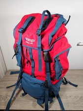 Vango Denali 65L Rucksack Backpack Hiking Walking DofE Festival Travel Red Blue