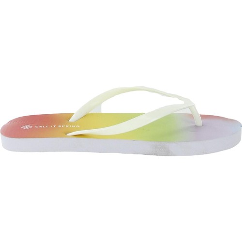 Call It Spring Womens Multi Thong Flat Slip On Flip-Flops Sandals S 0125 - Picture 2 of 3