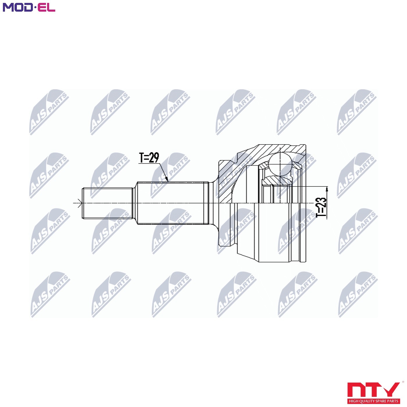 N.T.Y. NPZ-RE-063.NTY Joint Kit, drive shaft for RENAULT - Image 6