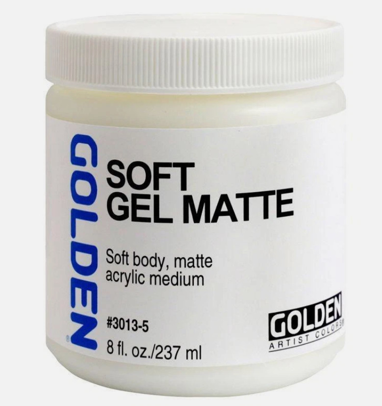 GOLDEN Acrylic  soft Gel  Matte Soft Gel (237ml), acrylic medium