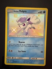 Alolan Vulpix SV8/SV94 Shiny Rare Hidden Fates Shiny Vault Pokemon Holo NM on eBay