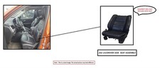 Lh Front Blk Lea Ele Seat Oem 18-20 Buick Regal Lh Front Blk Lea Ele Seat Oem 18-20 Buick Regal