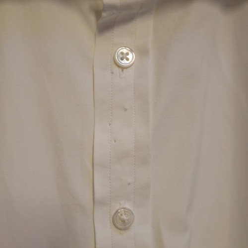 Turnbull & Asser Shirt Stock Special White Button Cuff 100% Cotton 16" - Picture 5 of 12