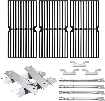 Grill Replacement Parts for Brinkmann 810-2410-S 810-2411-S,Heat Plates & Grill