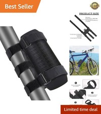 Portable PU Speaker Mount with Triple Strap System - Ideal for Cycling Boating