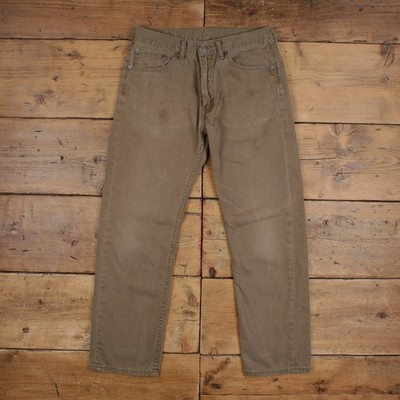 Levis Hose Pants 32x28 Herren 00s braun Levi's Chino Straight