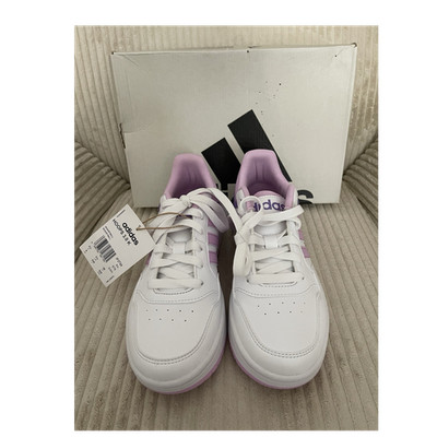 adidas Hoops 3.0 K Mädchen Sneaker weiß lila flach geschlossen Größe 36