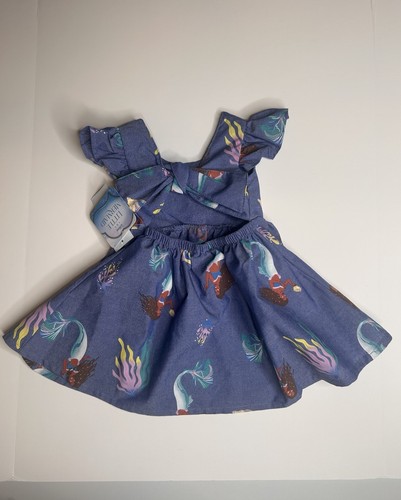Neu mit Etikett Größe 12M Disney Prinzessin kleine Meerjungfrau Arielle blaues Kleid, Baby Mädchen - Bild 2 von 14