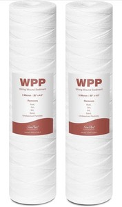 Simpure 20 x 4.5 Inch 5 Micron String Wound Sediment Water Filter Cartridge
