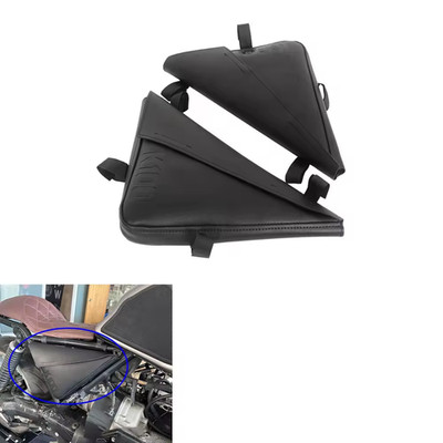 Satteltasche Dreieck Seitentasche links rechts für BMW K75 K100 Cafe Racer Scrambler
