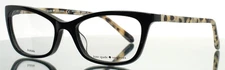 KATE SPADE Delacy 7KI Black Womens Semi Cat Eye Eyeglasses 52-18-130 B:34
