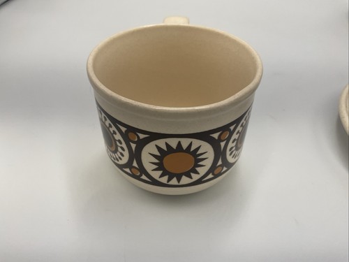 2 x Vintage/Retro Staffordshire Potteries Ironstone? Cup And Saucer Sets- Read B - Picture 6 of 21