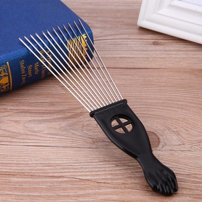  1PC Breitzahnkamm Kunststoffgriff Haarentwirrungskamm Friseur Rechenkamm Slick