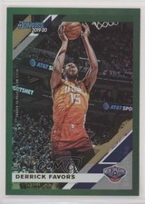 2019-20 Panini Donruss Green Flood Derrick Favors #192 o1h