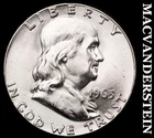 1963 Silver Franklin Half Dollar - Choice Gem Brilliant Unc+++  Lustrous  #G8810