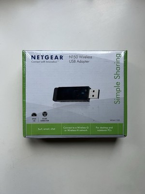 Netgear N150 Wireless USB Adapter Dongle WNA1100 Sealed