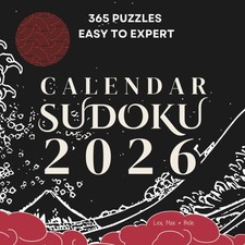 2026 Sudoku Puzzle Calendar  365 Daily Challenges from Easy to Expert:...