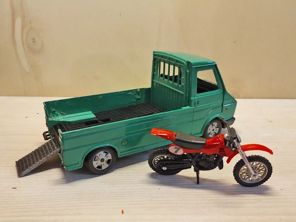 FIAT 242 TRASPORTO MOTO - MEBETOYS 1/25 - Immagine 4 di 4