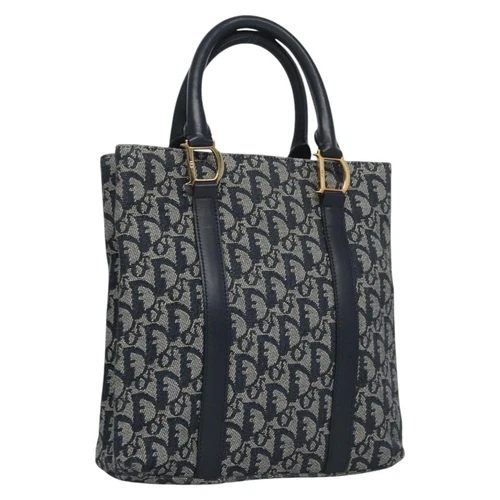 Sac fourre tout Dior Trotter en toile marine authentique