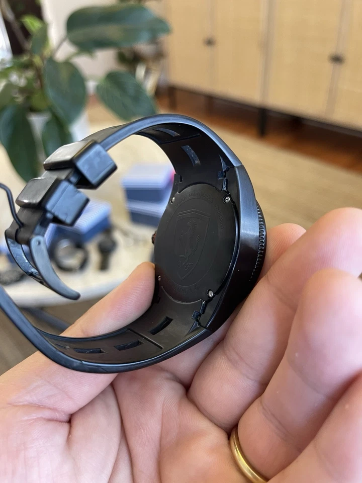 Часы мужские FERRARIWorld хронограф с сигнализацией времени черный циферблат FE-05-IPB-FC 45 мм! - Изображение 4 из 4