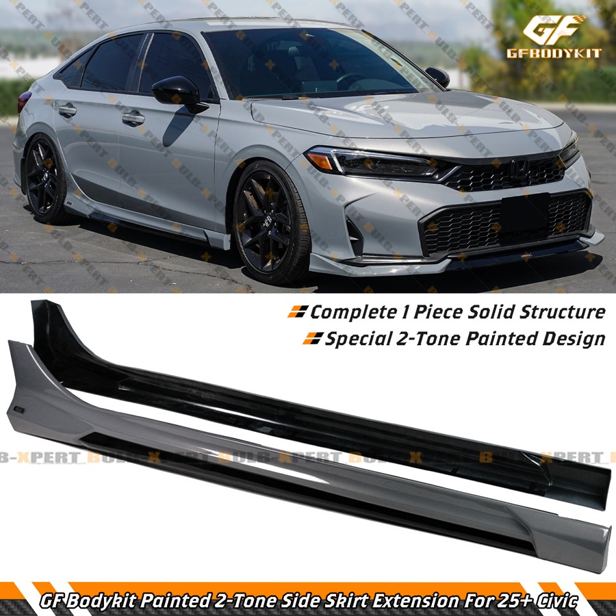 For 25-2026 Honda Civic GF Bodykit Urban Gray Pearl 2 Toned Side