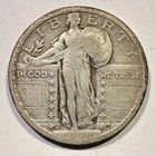 1918-D Standing Liberty Quarter Silver Better Date Album Coin #2