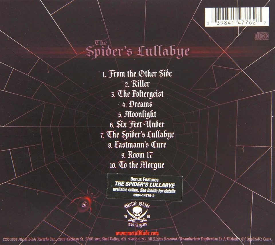 King Diamond The Spider's Lullabye (CD) (US IMPORT) - Image 3 of 3