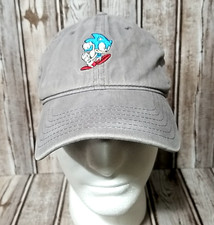 SEGA Sonic the Hedgehog Strapback Dad Hat Baseball Cap Embroidered Adjustable