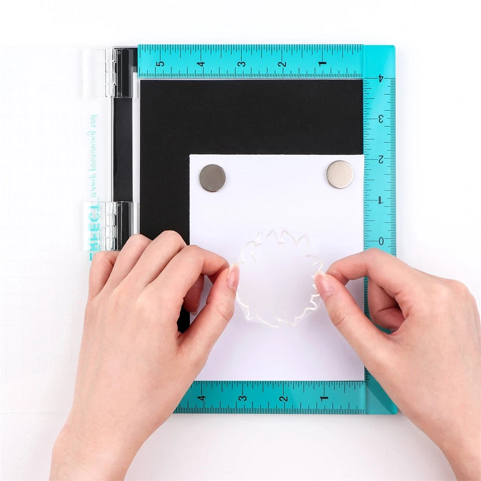 Stamping Tool Hinged Stamping Platform Stamp Positioner For Clear Stamps Craft - Image 3 of 4