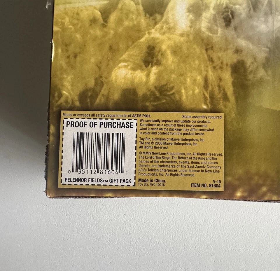 El Señor de los Anillos Pelennor Fields 5 figuras paquete de regalo 2005 Retorno del Rey Foto 2 de 4