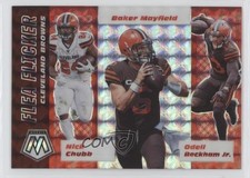 2020 Mosaic Flea Flicker Prizm Odell Beckham Jr Baker Mayfield Nick Chubb 07b5