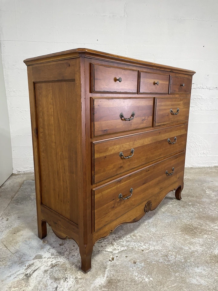 Ethan Allen Maison Collection Solid Cherry Chest of Drawers - Image 3 of 4