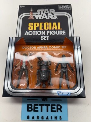 Star Wars  Doctor Aphra Comic Set  Special Action Figure Set Unpunched New