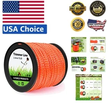 1640 FT Heavy-Duty Weed Eater String 0.095" Trimmer Line - Twisted Efficiency