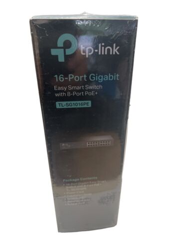 TP-Link 16-Port Gigabit (8 PoE+) Power Over Ethernet Smart Switch - TL-SG1016PE - Picture 4 of 5