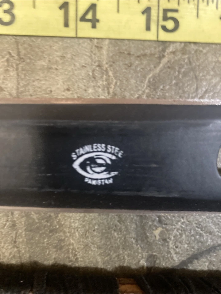 Ninja Sword Steel Blade Wrapped Handle with Scabbard Pakistan Made - Image 2 of 4