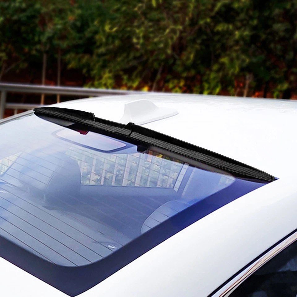 For Ford Fusion Mondeo 2013-2020 Rear Trunk Spoiler Lip Roof Tail Wing Carbon Foto 4 de 4