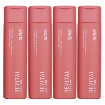 GLYNT Revital 4 x 250 ml Shampoo für coloriertes Haar Set