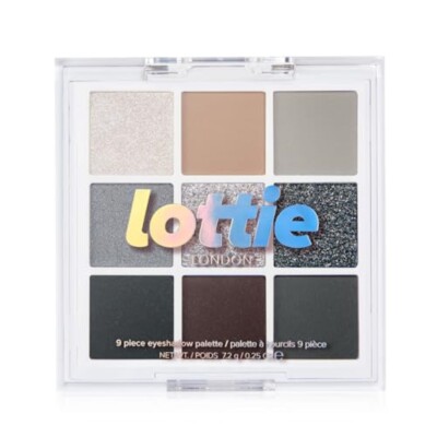 Lottie London Lottie Palette in Soft Grunge, 9 shade compact eyeshadow palette