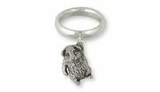 Guinea Pig Ring Jewelry Sterling Silver Handmade Piggie Ring GP3-CR