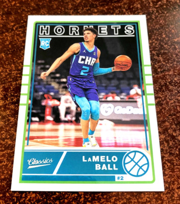 2020-21 Panini Classics LAMELO BALL Rookie Card RC #626 Charlotte Hornets